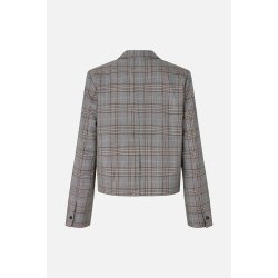 Benni blazer Baum und Pferdgarten, grey mini check