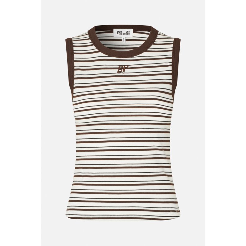 Jolen top Baum und Pferdgarten, coffee bean stripe