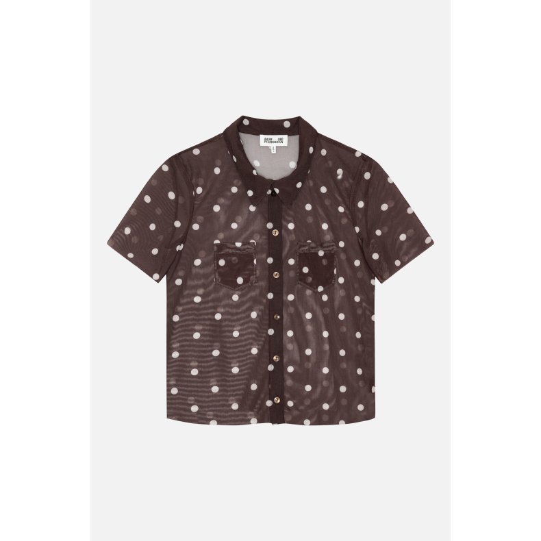 Jonie clothing Baum und Pferdgarten, coffee bean dots