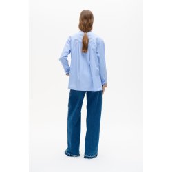 Melinda shirt Baum und Pferdgarten, light blue stripe