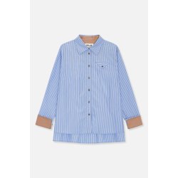 Melinda shirt Baum und Pferdgarten, light blue stripe
