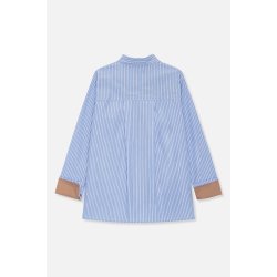Melinda shirt Baum und Pferdgarten, light blue stripe
