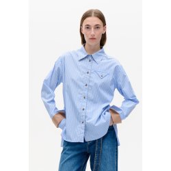 Melinda shirt Baum und Pferdgarten, light blue stripe