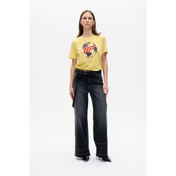 Jawo t-shirt Baum und Pferdgarten, raffia yellow globe