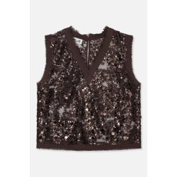Manire vest Baum und Pferdgarten, coffee bean brown