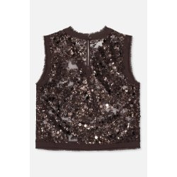 Manire vest Baum und Pferdgarten, coffee bean brown