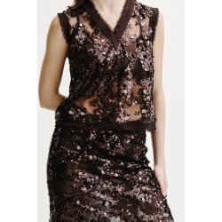 Manire vest Baum und Pferdgarten, coffee bean brown