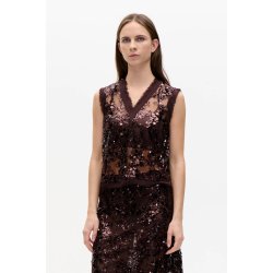 Manire vest Baum und Pferdgarten, coffee bean brown