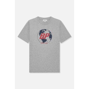 Janina t-shirt Baum und Pferdgarten, grey melange earth
