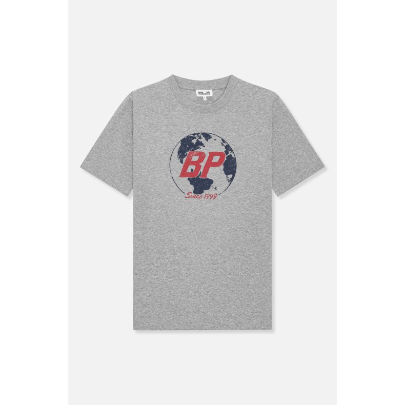 Janina t-shirt Baum und Pferdgarten, grey melange earth