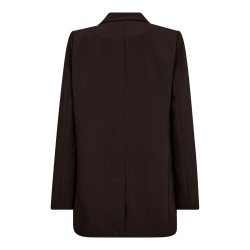Volacc single oversize blazer Co'Couture, dark brown