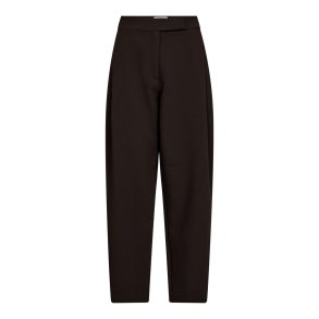 Volacc carrot pleat pant Co'Couture, dark brown