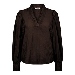 Shinacc v-blouse Co'Couture, dark brown