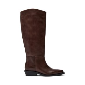 Pawinnie leather boot Pavement, brown