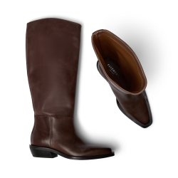 Pawinnie leather boot Pavement, brown