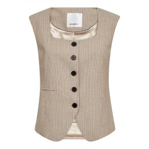 Nadine fitted vest Co'Couture, bisquit 