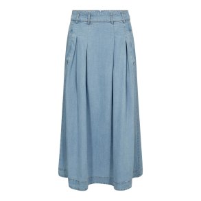 Tilly anja pleat skirt Co'Couture, fade denim