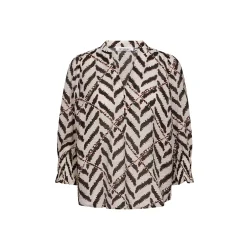 Memphis ss v-blouse Co'Couture, off white