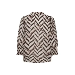 Memphis ss v-blouse Co'Couture, off white