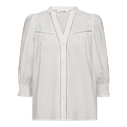 Callum lace puff v-shirt Co'Couture, white