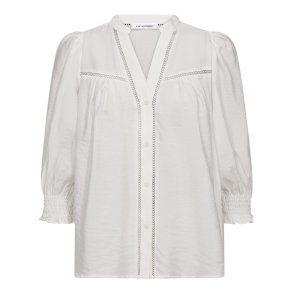 Callum lace puff v-shirt Co'Couture, white
