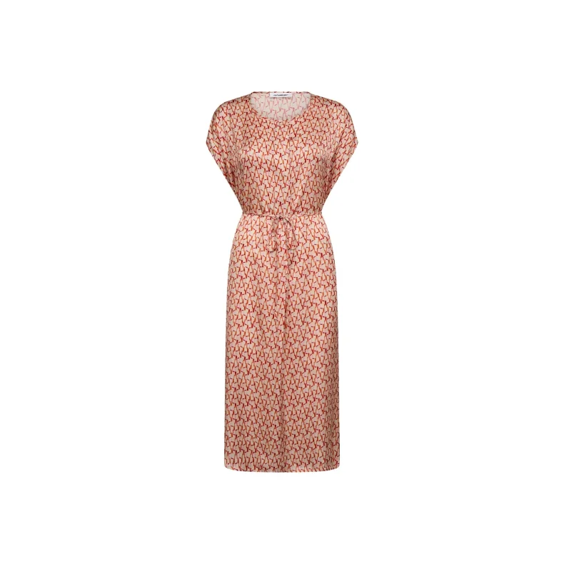 Carmine tunic dress Co'Couture, flame