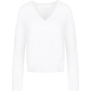 Pernille sweater H�st, white alyssum