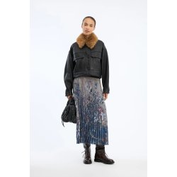 Charming skirt Munthe, print natur