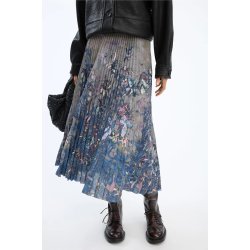 Charming skirt Munthe, print natur