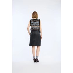 Vitalism vest Munthe, mix black