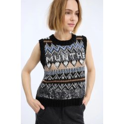 Vitalism vest Munthe, mix black