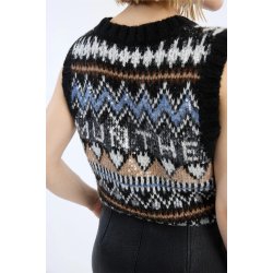 Vitalism vest Munthe, mix black