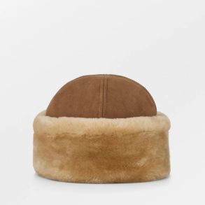 Dora shearling hat Beck Sndergaard, emperador brown