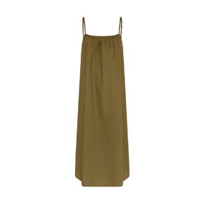 Vancouver sl long dress Frau, military olive