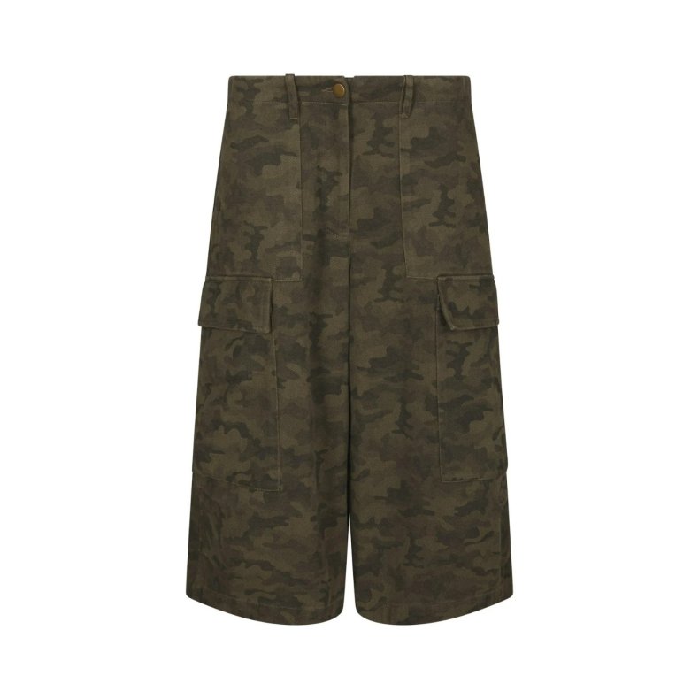 Islana camou shorts Neo Noir, camou