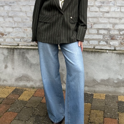 Nubrooklyn jeans glam Nmph, blue denim silver