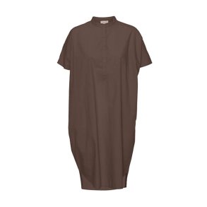 Seoul ss dress Frau, coffee quartz