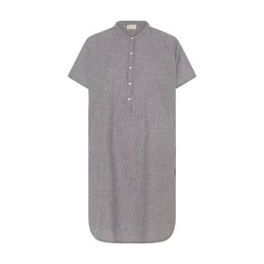 Seoul ss dress Frau, coffee quartz stripe