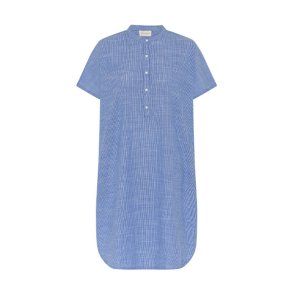 Seoul ss dress Frau, medium blue stripe