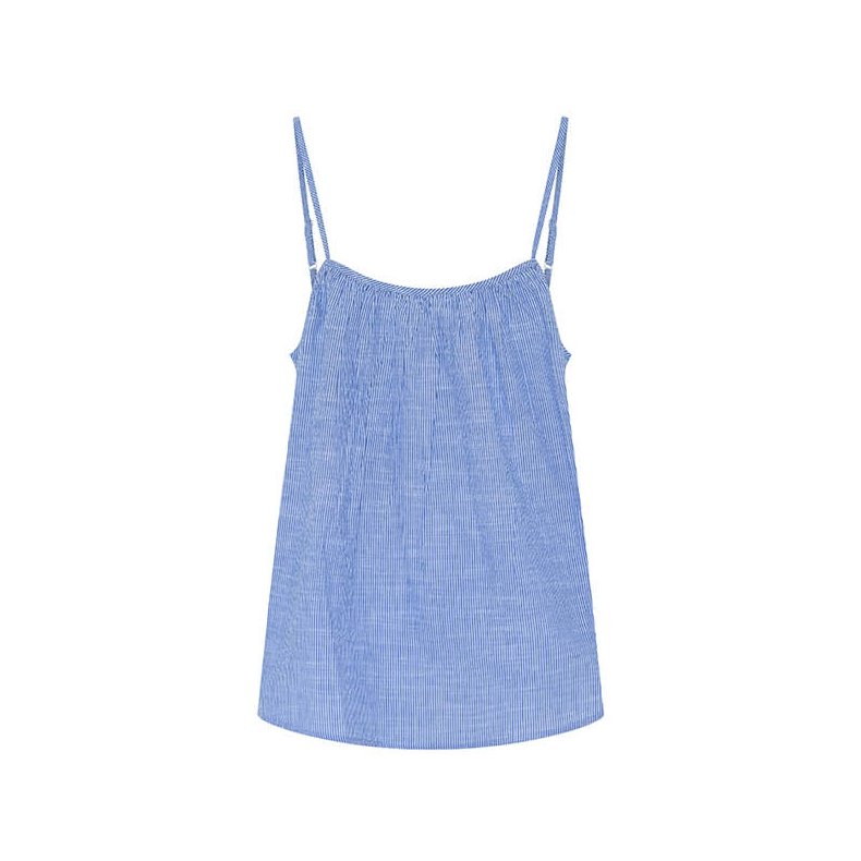 Vancouver sl top Frau, medium blue stripe