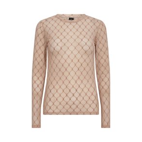 Mesh blouse Hype the Detail, nude