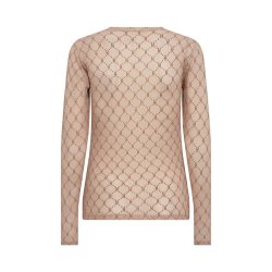 Mesh blouse Hype the Detail, nude
