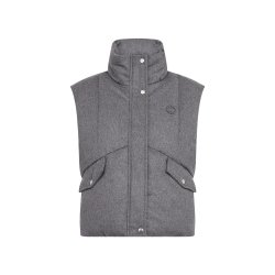 Salina 2 waistcoat Levet� Room, dark grey melange