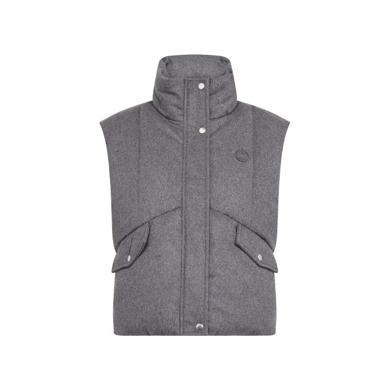 Salina 2 waistcoat Levet� Room, dark grey melange