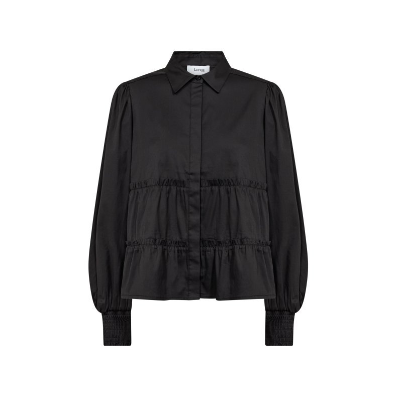 Isla solid 95 shirt Levet� Room, black