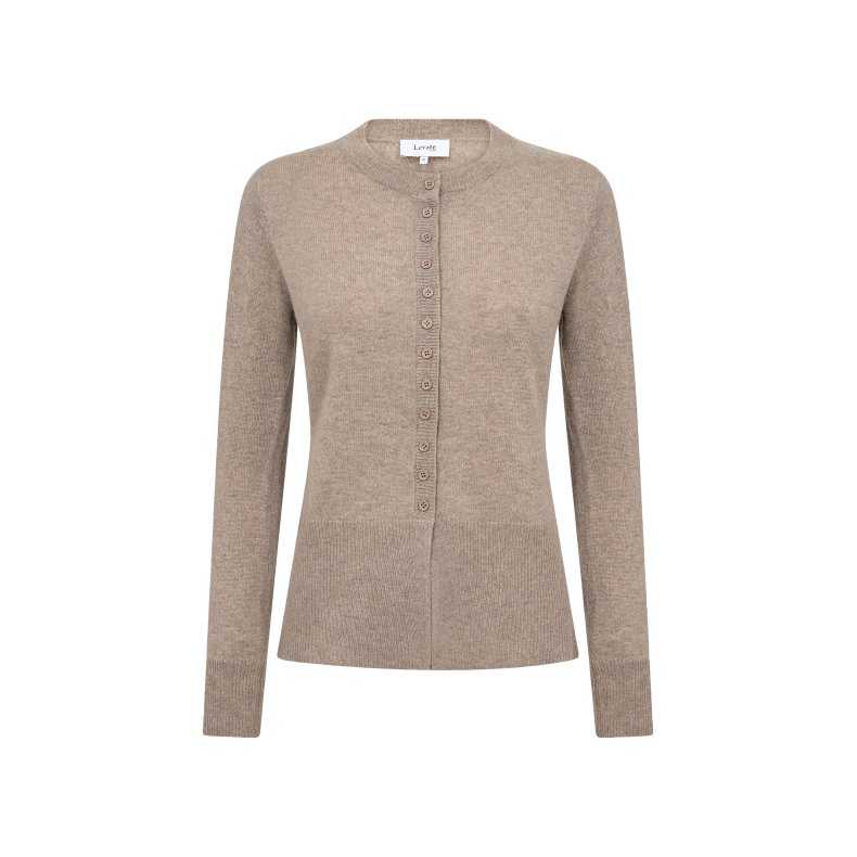 Eloise 21 cardigan Levet� Room, plaza taupe melange