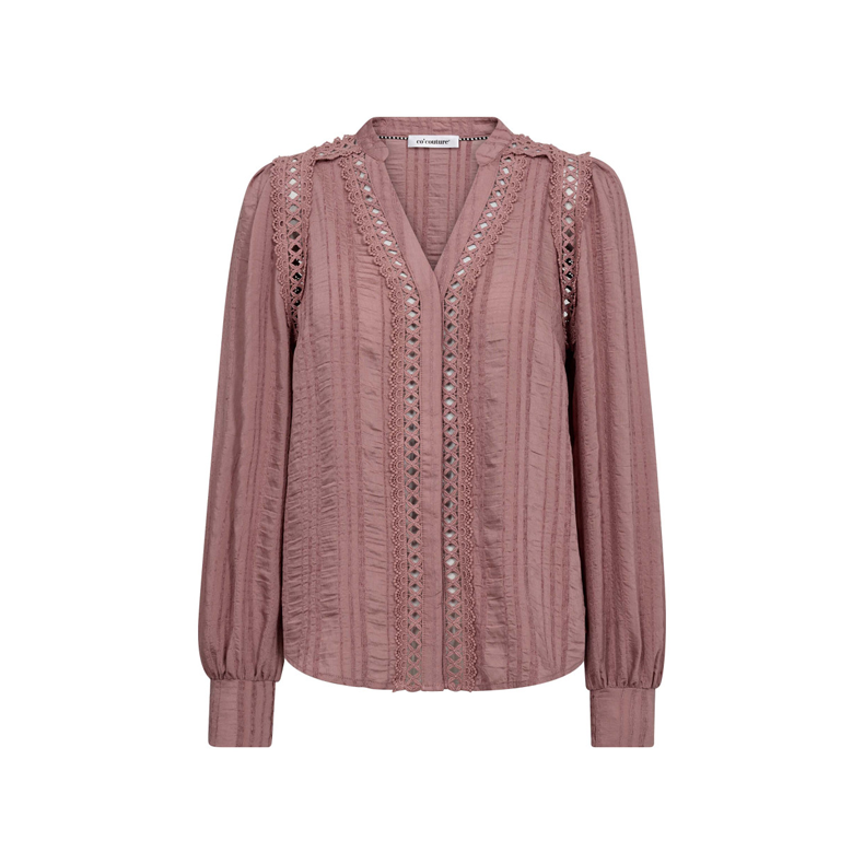 Kesi lace shirt Co'Couture, old rose