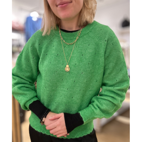 Nurietto pointelle pullover N�mph, vibrant green