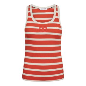 GrannyCC rib emb. tank top Co'couture, flame