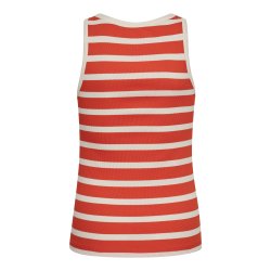 GrannyCC rib emb. tank top Co'couture, flame